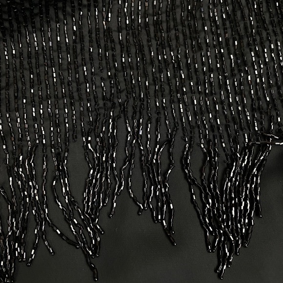 🆕 BUFFALO DAVID BITTON Beaded Black Formal Blouse - Picture 6 of 6